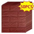 thumbnail image 1 of 20/30/40//50pcs 3D Wall Tile Sticker, Foam Brick Self-Adhesive Anti-Collision Sticker,, 1 of 5