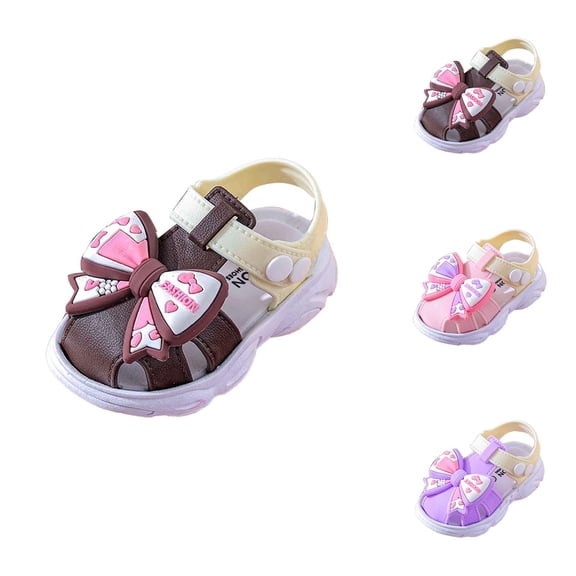 Toddler Sandals for Girl, Beach Summer Shoes for Girls, Breathable Comfortable Casual Outdoor Footwear for 1-3 Year Lightweight Walking