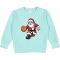 thumbnail image 2 of Inktastic Santa Playing Basketball Christmas Toddler Sweatshirt, 2 of 4