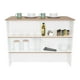 thumbnail image 5 of Barra de Cocina Diamante, Blanco y Castaño, 5 of 8