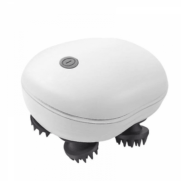 1 Pcs Infrared Scalp Massager 4 Kneading Massage Heads Body Health Care Relax Neck Deep Head Scalp Massage Kneading Vibrating Device