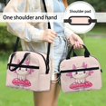 thumbnail image 5 of HUIACONG Cute Axolotl Lunch Tote Bag, Durable Detachable Strap Aluminum Film Material Insulated Lunch Tote for Daily School and Office Use, 5 of 10
