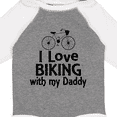 thumbnail image 4 of Inktastic I Love Biking with Daddy Boys or Girls Long Sleeve Baby Bodysuit, 4 of 5