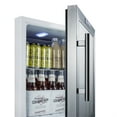 thumbnail image 3 of Summit Appliance SCR215LCSS 17 Commercially Approved Compact Beverage Center with 1.7 cu. ft. Capacity 2 Adjustable Chrome Shelves Automatic Defrost and Lock in Stainless Steel, 3 of 4