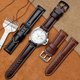 thumbnail image 4 of Correa de reloj de piel de becerro retro hecha a mano de 20 mm, 22 mm, 24 mm y 26 mm para Pa-nerai PAM441 Mi-do Citizen, correa de reloj de cuero para hombres y mujeres, 4 of 5