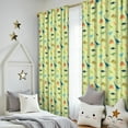 thumbnail image 5 of Blackout Kids Curtains,Colorful Cartoon Dinosaurs Plants Pattern Childrens Insulated Curtains Set Of 2,Bedroom Essentials,Toddler Room Decor 52"x84", 5 of 5