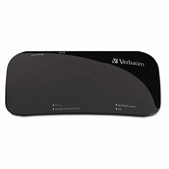 ver97705 - verbatim universal card reader, usb 2.0 - black