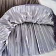 thumbnail image 5 of YHAJDS Women's High Waisted Midi Skirts Gradient Rhinestone Pleated Flared Skirt Summer Women, 5 of 5