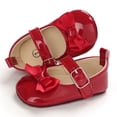 thumbnail image 4 of Faithtur Princess Shoes Girls Solid Color Bowknot Footwear Walking Shoes, 4 of 9