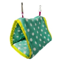 FAMTKT Winter Warm Bird House Plush Bird Hanging Cave Happy Hut Bird Parrot