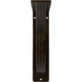 thumbnail image 3 of Ekena Millwork 2"W x 5 1/2"D x 8"H Miller Wrought Iron Bracket, (Triple center brace), Antiqued Brass, 3 of 9