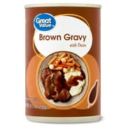 Great Value Brown Gravy with Onion, 10.5 oz