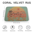 thumbnail image 2 of Salty Beach Doormat , Beach House Welcome Mat,Condo Doormat,Cute Beach Porch MatCoral Velvet Rug,Funny Doormat, Home Decor, Welcome Mat,Indoor Doormat,Front Back Door Mat 16”x24”, 2 of 7