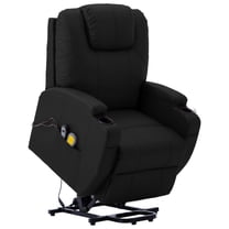 Casafoyer Massage Stand-up Chair Black Faux Leather