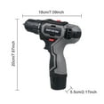 thumbnail image 7 of Wall Cordless Drill Sets Electric Drill 25+1  Setting For Home Reconstruction, DIY Handicrafts, Woodworking, Landscaping Work, Car Maintenance 2PCS 16.8V 1500mah Battery, UK, 7 of 7