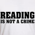 thumbnail image 3 of CafePress - Reading Is Not A Crime Fitted T Shirt - Fitted T-Shirt, Vintage Fit Soft Cotton Tee, 3 of 4