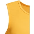thumbnail image 2 of Expert Brand USA-Made Men's Oxymesh™ Athletic Sleeveless T-Shirt, Gold, Medium, 2 of 3