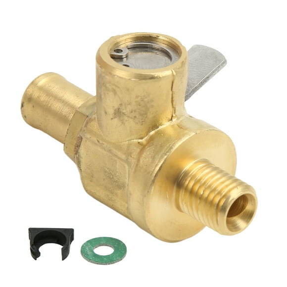 Quick Oil Drain Valve Kit, Sturdy M10-1.25 Thread Practical Metal One Touch Engine Oil Drain Valve with Nipple for Vehicles