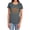Charcoal, variant on DC Wonder Eagle Women's T Shirt, Cardinal, Small