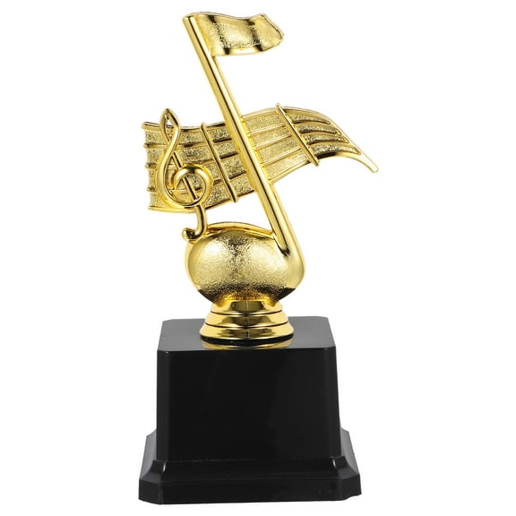 unbranded Music Competition Trophy Music Trophy Office Decoration Note Shape Trophy