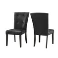 thumbnail image 4 of Francis 7-Piece Rectangle Dining Set White Marble Top and Black Side Chairs, 4 of 4