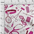 thumbnail image 2 of oneOone Cotton Flex Pink Fabric Tool Sewing Craft Projects Fabric Prints By Yard 40 Inch Wide, 2 of 4