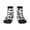 2 Black-1, variant on Retro Rooster Pattern Quarter Crew Socks,Toe Seamed Ankle Socks,Cotton Cushioned Breathable Athletic Crew Sports Socks