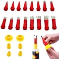 thumbnail image 4 of Clearance! Wiueurtly Drill Bit Set Integrated Rubber Nozzle Tool Kit 2025 New Various Sizes Cartridge Tips Transparent Silicone Covers Silicone Pointed Cartridge Tips One Size Multi-Color, 4 of 8
