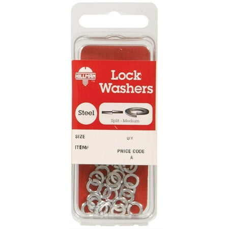 

Hillman No. 6 Split Lock Washer Zinc Plated Steel Pack of 10