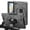 Black, variant on ELEHOLD Case for Samsung Galaxy Tab A8 10.5 (2022), Shockproof Case with 360°Rotating Adjustable Shoulder Hand Strap & Stand,Black