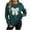 Green, variant on gbyLJF Women's Long Sleeve Knitted Sweater Casual Loose Bow-tie Crewneck Sweater Fall Winter Solid Color Pullover Top