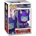 thumbnail image 1 of Pop Retro Toys Transformers 3.75 Inch Action Figure - Cyclonus #148, 1 of 2