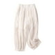 thumbnail image 1 of Pantalones holgados vintage de pierna ancha para mujer, para primavera-verano - Pantalones casuales de cintura alta, 1 of 8