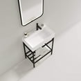 Lofi 24" Bathroom Vanity With Ceramic Basin, Freestanding Bathroom