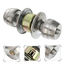 LABRIMP 1 Set Stainless Steel Spherical Lock Simple Structure Interior Door Knob For Home 16.00X5.30X5.30Cm