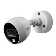 Lorex Wired 4K Ultra HD Active-Deterrence Security Camera, 3.3"H x 2.9"W x 6.4"D, White