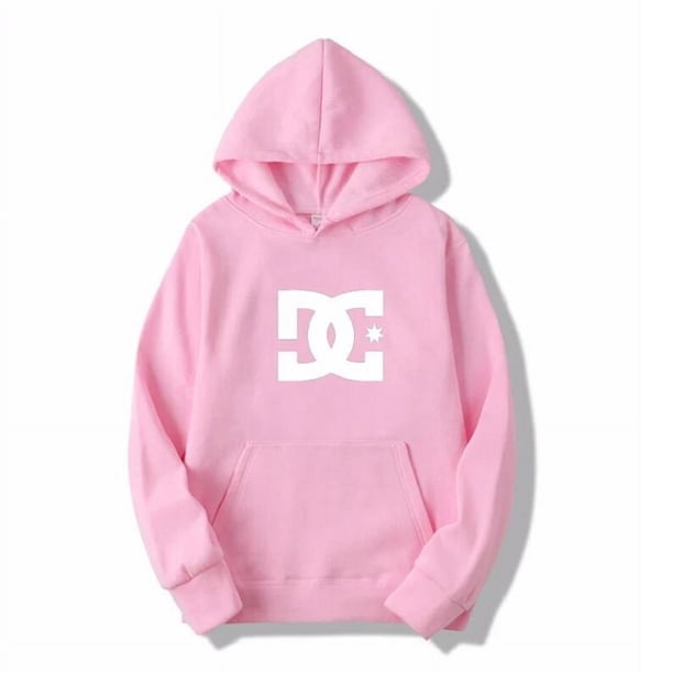 DC Letter-Sudadera con capucha de manga larga para hombre y mujer, suéter sencillo de moda para gimnasio, Otoño e Invierno