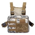 thumbnail image 4 of Bolsa táctica para el pecho, bolsa tipo chaleco deportivo para correr, mochila funcional de camuflaje, chaleco informal moderno, bolsa de camuflaje para colgar en el pecho, 4 of 5