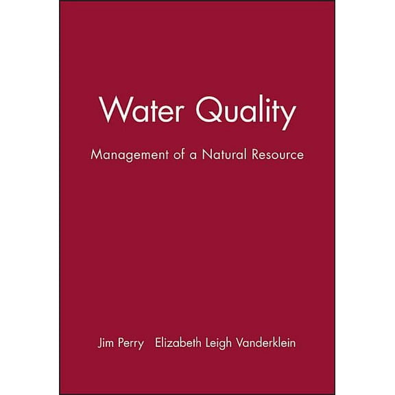 Water Quality - Management of a Natural Resource, (Paperback)