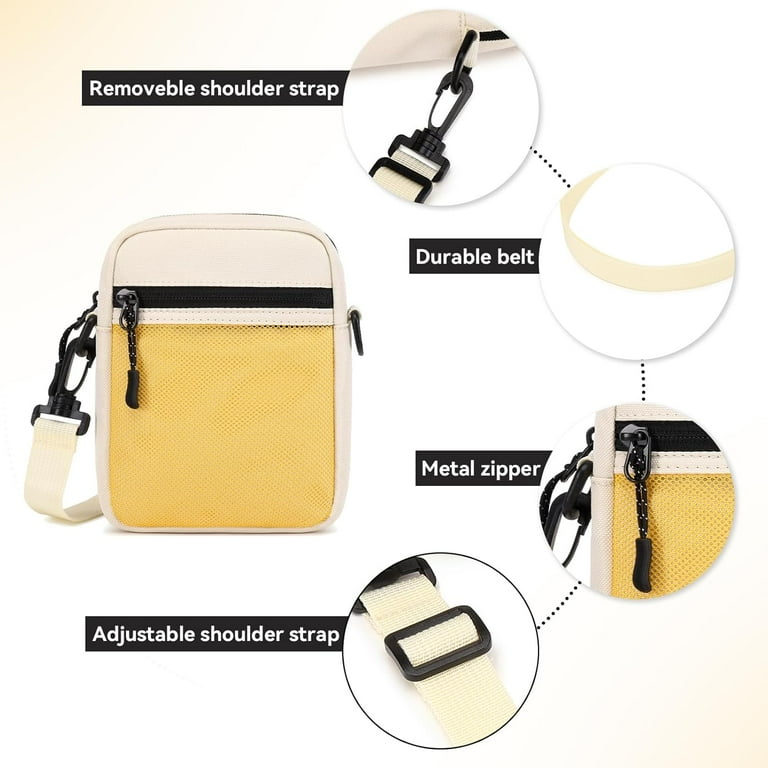 Small Cross-body Sling Bags for Men Women, Mini Messenger Bag