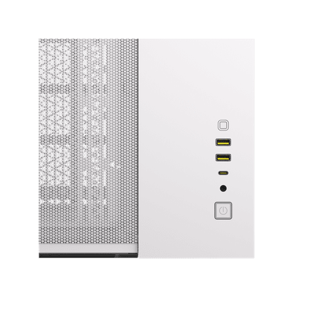 CORSAIR - 2500X Micro ATX Mid-Tower Dual Chamber SFF Case - White