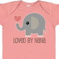 thumbnail image 4 of Inktastic Loved by Nana Grandchild Elephant Boys or Girls Baby Bodysuit, 4 of 5