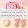 thumbnail image 4 of NIEWTR Toddler Pajamas Set for Girl Girl Newborn Clothes Long Sleeve Pullover and Elastic Waist Long Pants Soft Comfy for 18-24M 2T-4T Gift Set(A-Pink,7-8 Years), 4 of 9