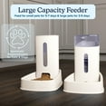 thumbnail image 5 of PETMAKER 2-Pack 3.8L/1G Automatic Pet Feeder and Water Dispenser (White), 5 of 8