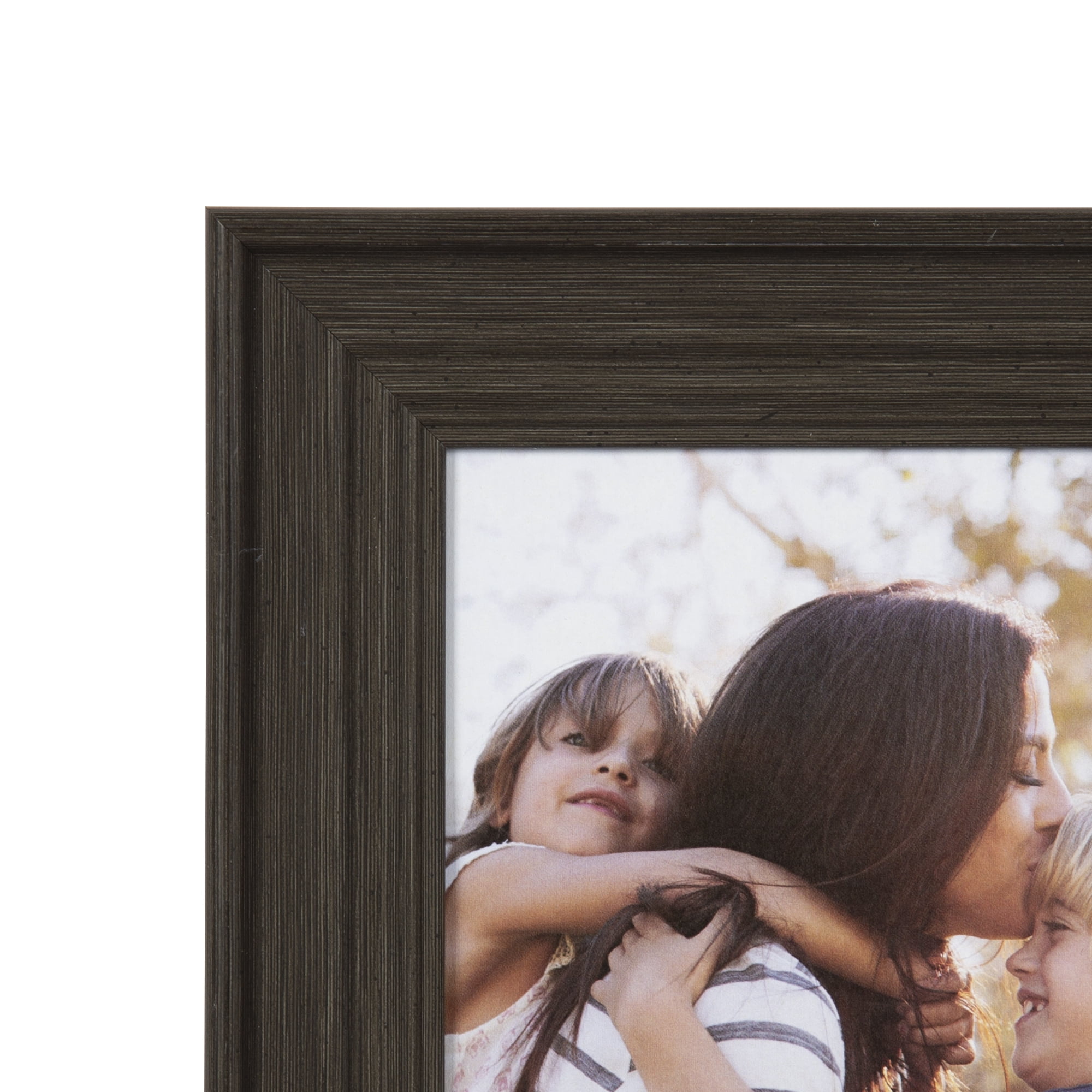 Mainstays 5 x 7 Gray Tabletop Picture Frame Set, 4 Pack