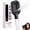Black, variant on IFRINID Detangling Spray Comb with Water Mister, Portable Styling Brush for Wet and Dry Use