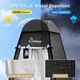 thumbnail image 2 of Wolfwise Pop Up Changing Tent Pro for Camping, Portable Shower Tents with Removable Floor & Rain Fly, Outdoor Silver Coating Privacy Toilet Bathroom Dressing Instant for Beach, 6.2/6.6/6.9ft High, 2 of 18
