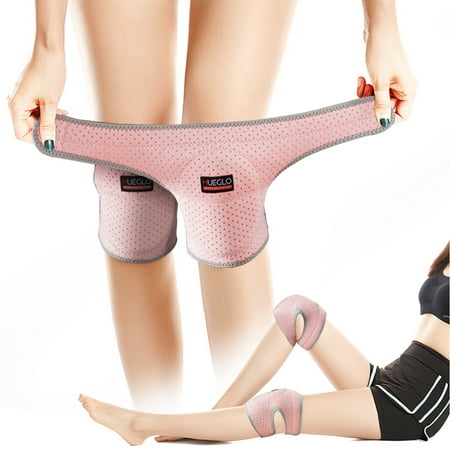 

HUEGLO Dance Knee Pads for Volleyball Soft Sponge Knee Pads for Avoid Floor Burns & Bruising 1Pair Pink Medium
