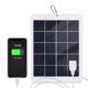 thumbnail image 2 of Cargador Solar Portátil De 3W 5V Cargador De Panel Solar Impermeable Para Acampar Con Interfaz USB Para Cargar Teléfonos Móviles Mini Ventiladores Luz LED Cámara De Monitor, 2 of 7