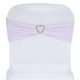 thumbnail image 6 of Efavormart 5pcs Lavender Spandex Chair Sash, Elastic Band Sashes Fitted chair tie for wedding Event Banquet Decor, 6 of 6